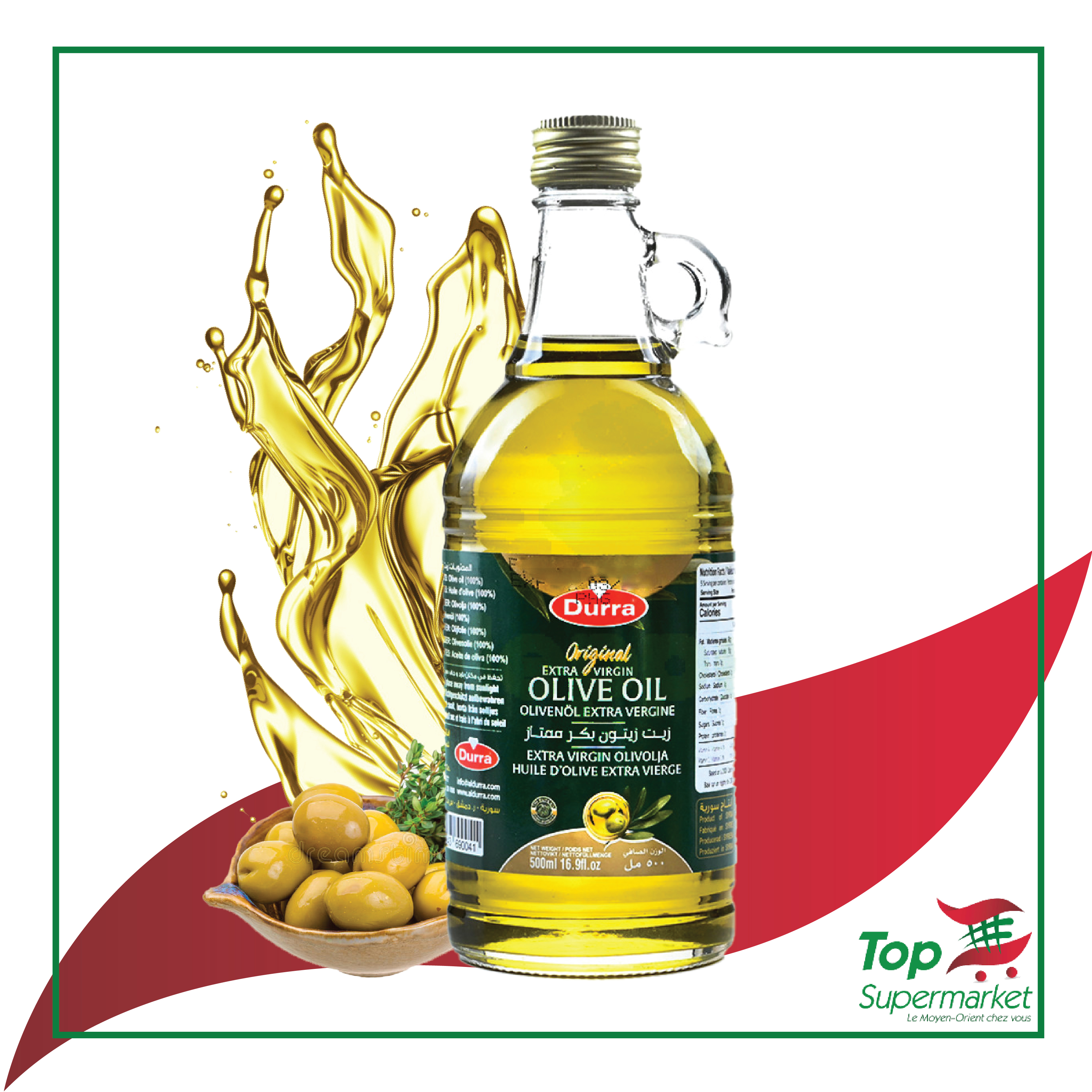 Durra huile d'olive 500ml